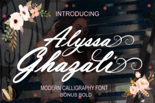 Alyssa Ghazali: A Script Font for Modern Web Design