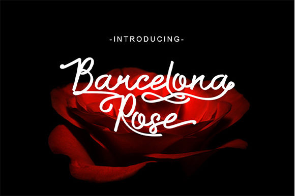 Barcelona Rose: The Perfect Script Font for Small Business Branding