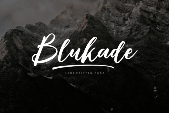 Blukade: The Elegant Script Font That Elevates Your Brand