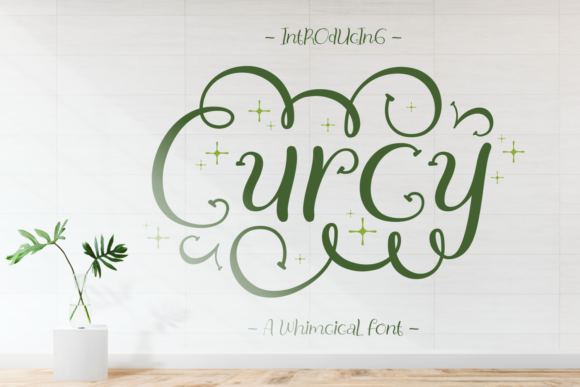 Curcy: A Playful Script Font for Handmade Creations