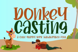 Donkey Casting: A Script Font with Elegance and Warmth