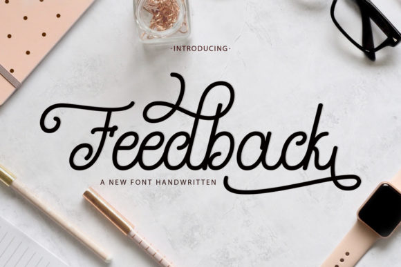 Feedback Font for Business Branding
