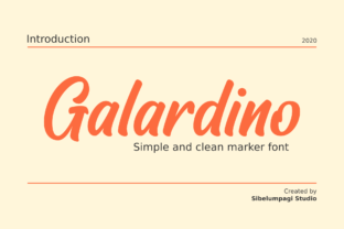Galardino: The Font That Elevates Your Brand