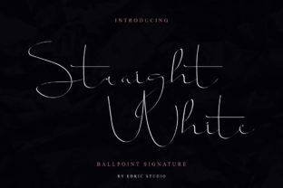 Introducing Straight White: A Font for Timeless Elegance
