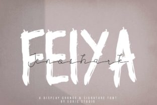 Jenoshark Feiya: A Script Font for Creative Crafters