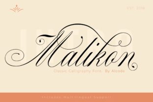 Malikon Font for Eye-Catching Brand Communication