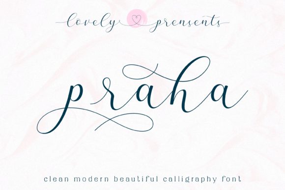 Praha Script Font Review for Branding Projects