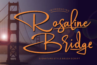 Rosaline Bridge Font for Modern Branding Projects