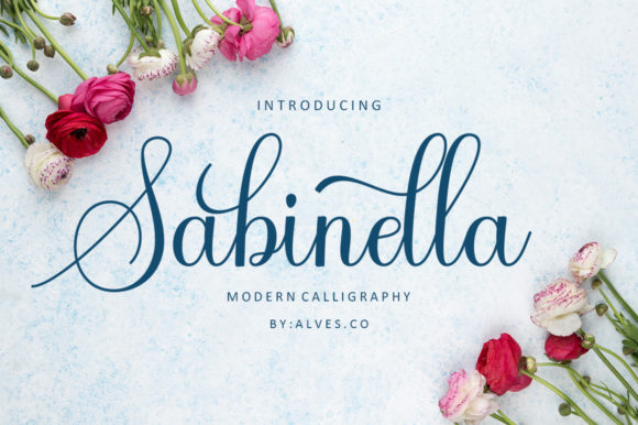 Sabinella Script Font for Handmade Creations