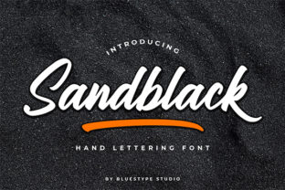 Sandblack: A Versatile Script Font for Creative Crafters