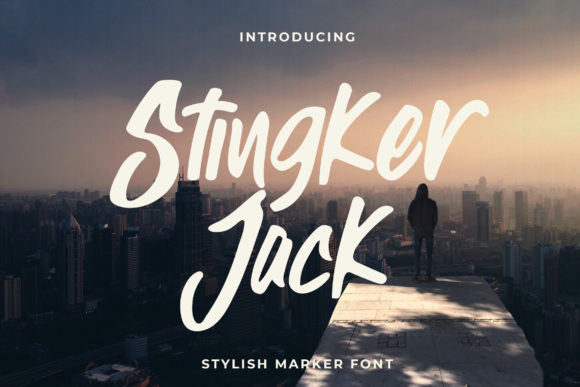 Stingker Jack: A Script Font for Dynamic Web Design