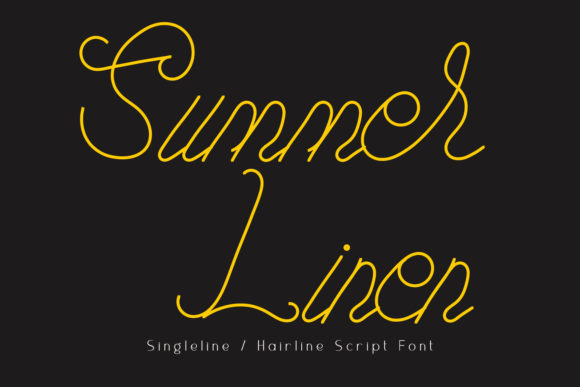 Summer Linen: A Script Font for Captivating Digital Campaigns