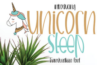 Unicorn Sleep: A Script Font for Editorial Magic